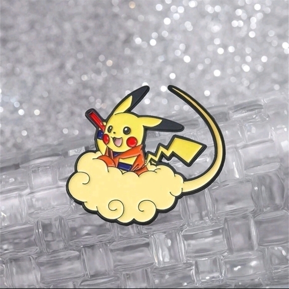 Goku dragon ball Pikachu pokemon collector pin enamel brooch charm purse bag dec - Picture 2 of 6